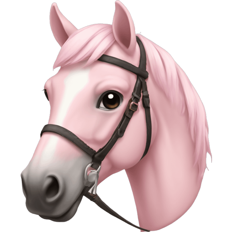 Pale pink tack emoji