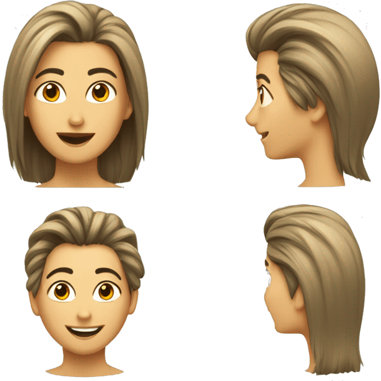 Escova de cabelo oval  emoji