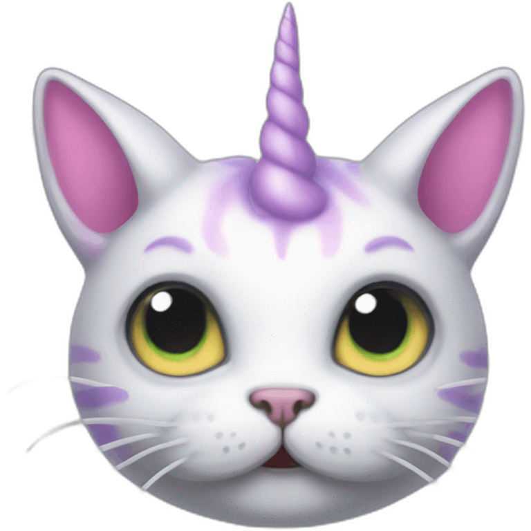 Unicorn squid cat emoji