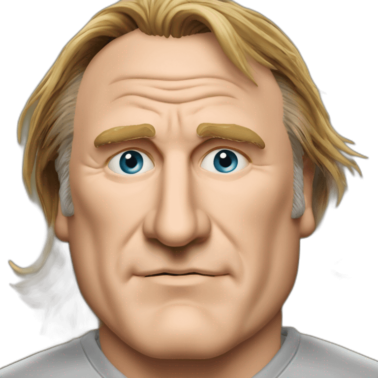 Gerard Depardieu clin d’œil emoji