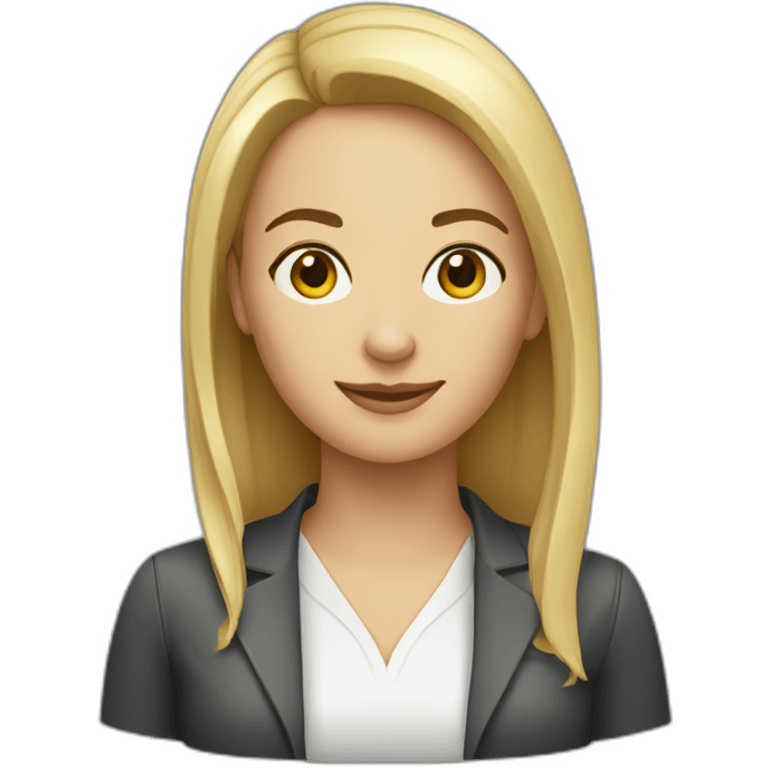 community manager woman caucasic emoji