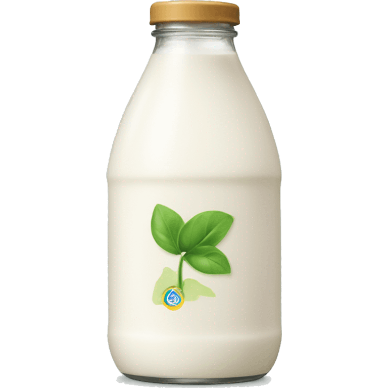 a  single bottle of plant-based milk emoji