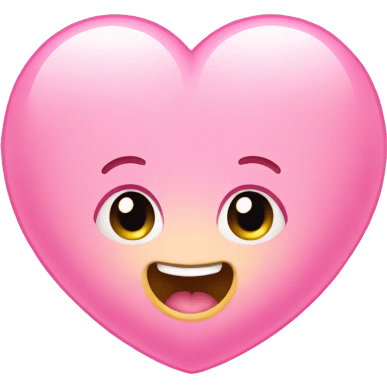 pink kawaii cute heart emoji emoji