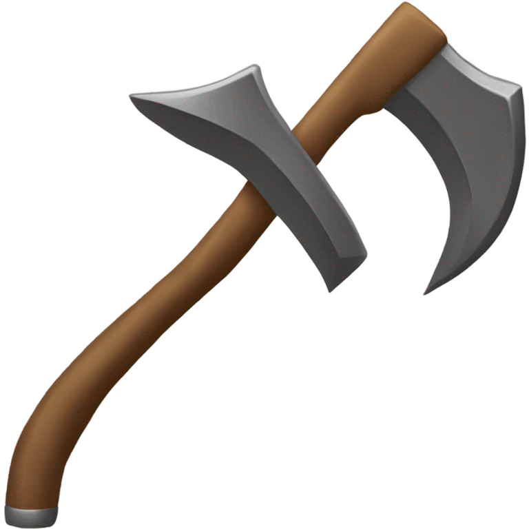 a bronze pickaxe for mining rocks emoji