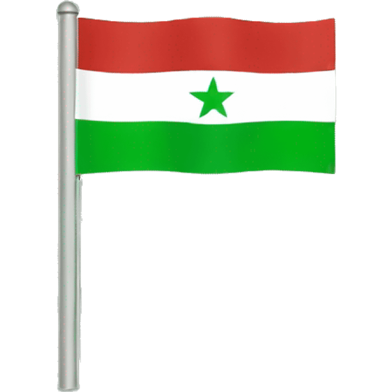 GREEN syrian flag emoji