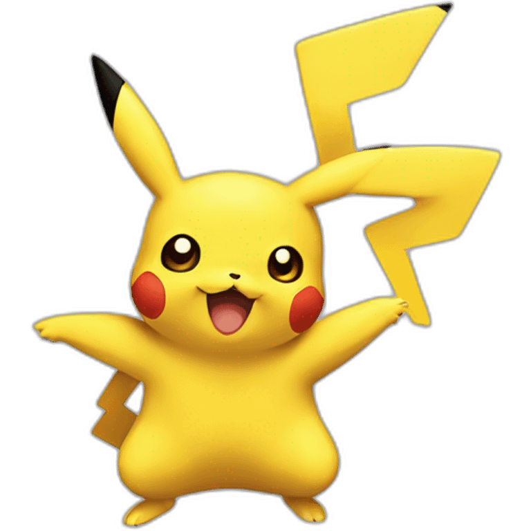 Pikachu ivre emoji