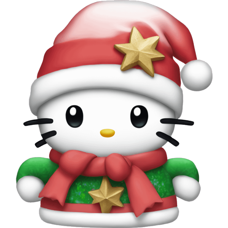 Hello kitty Christmas  emoji