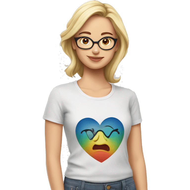 T-shirt with the inscription “I ❤️anna ” emoji