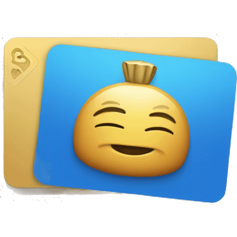 blue fortnire gift card emoji