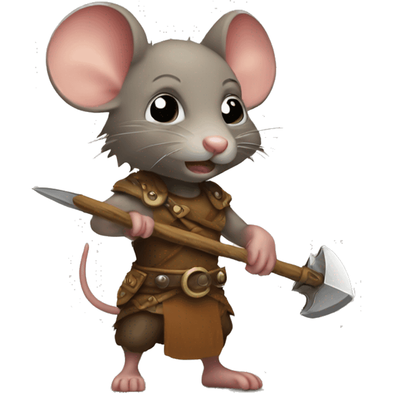 Mouse barbarian emoji