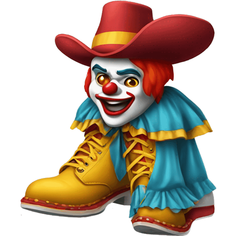 Payaso y zapatos  emoji