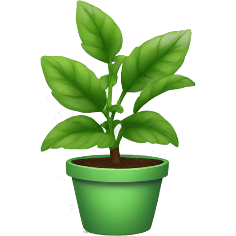 green potted plant emoji