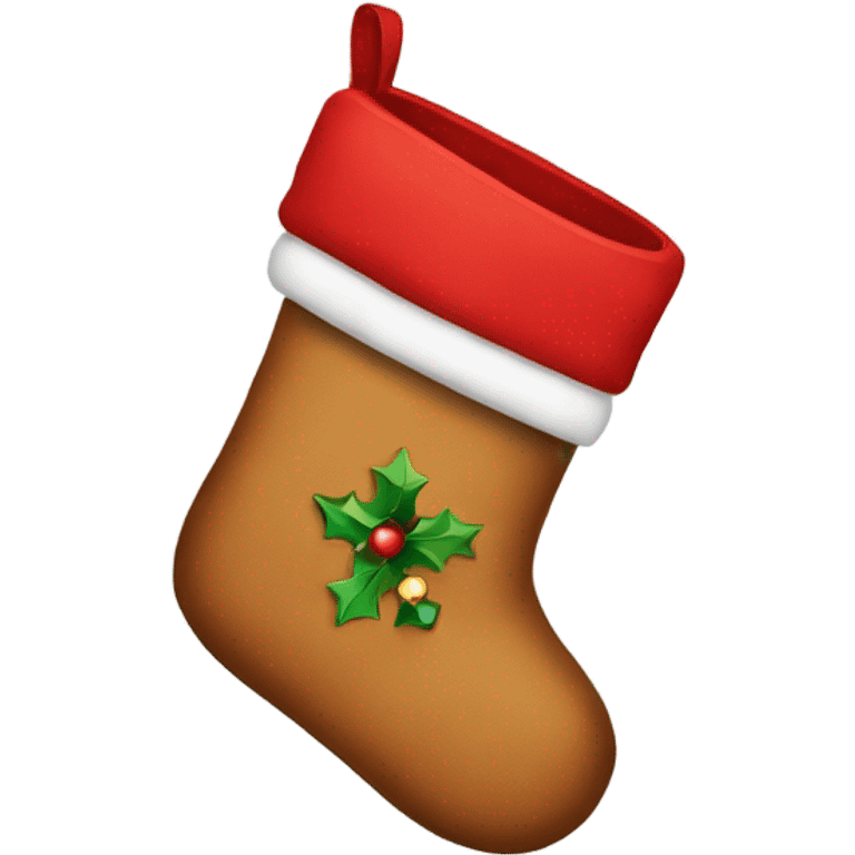 Christmas stocking emoji