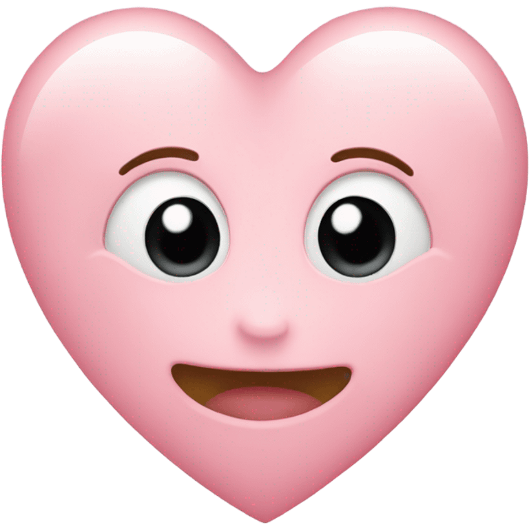 light pink heart emoji