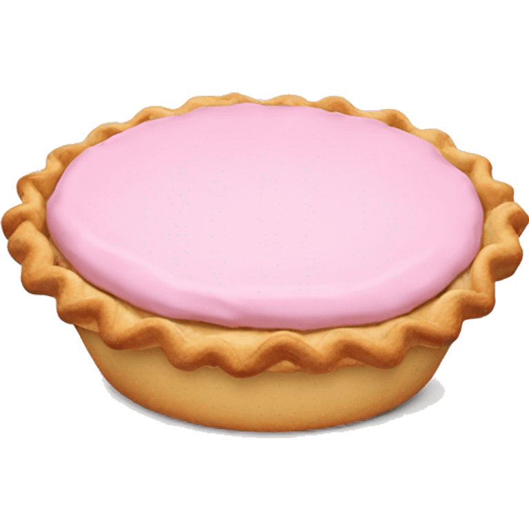 light pink pie emoji