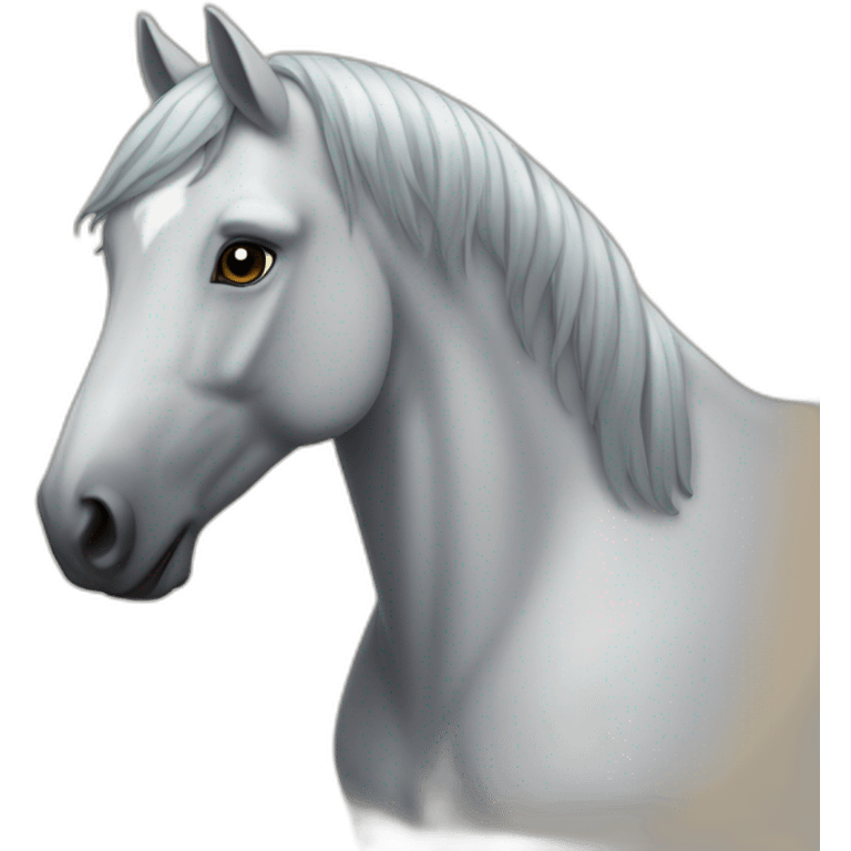 Le cheval Percheron. emoji