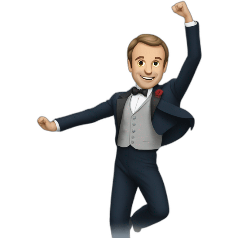 macron danse emoji