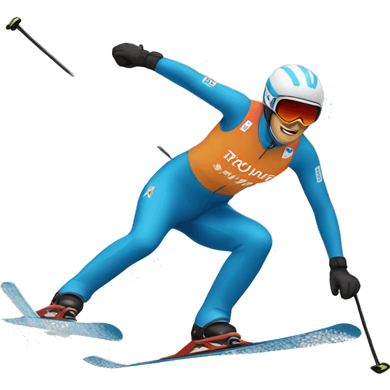 Alpine skiing  emoji