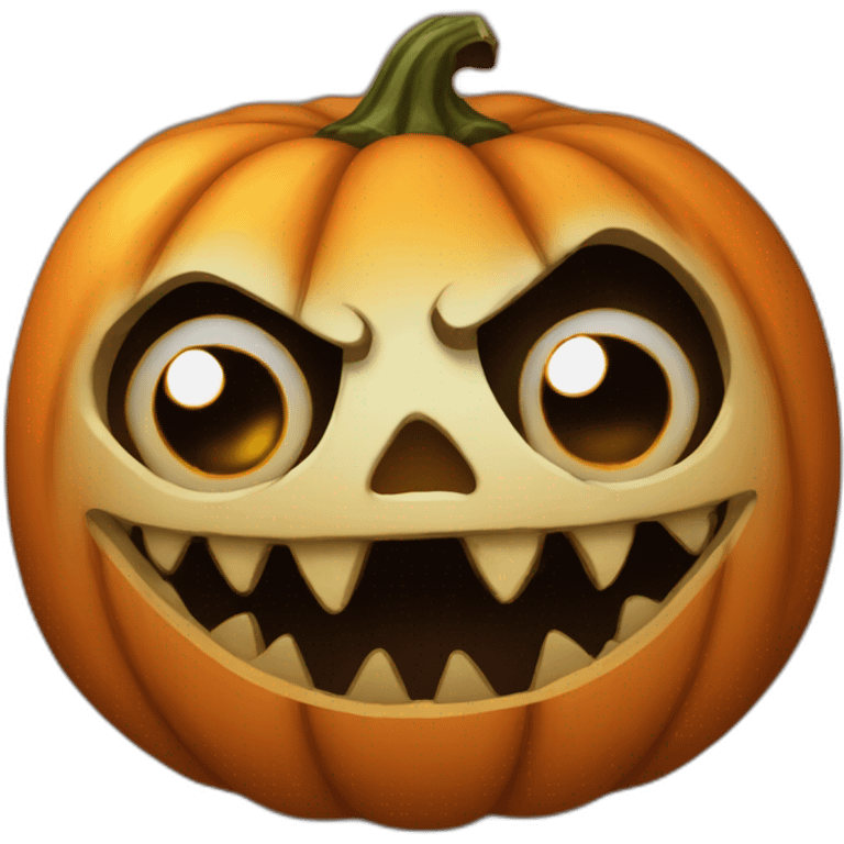 scary jackolantern emoji