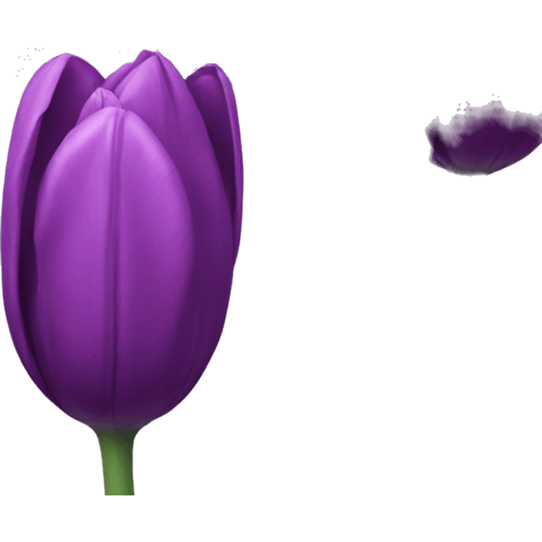 purple tulips  emoji