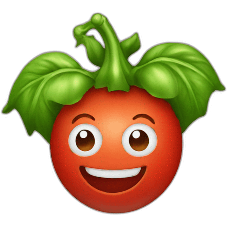 Tomato jester hat emoji