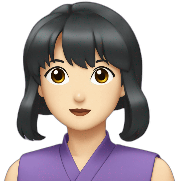 Ranma 1/2 anime girl emoji