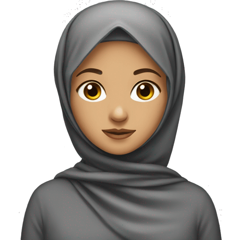 girl wearing hijab emoji