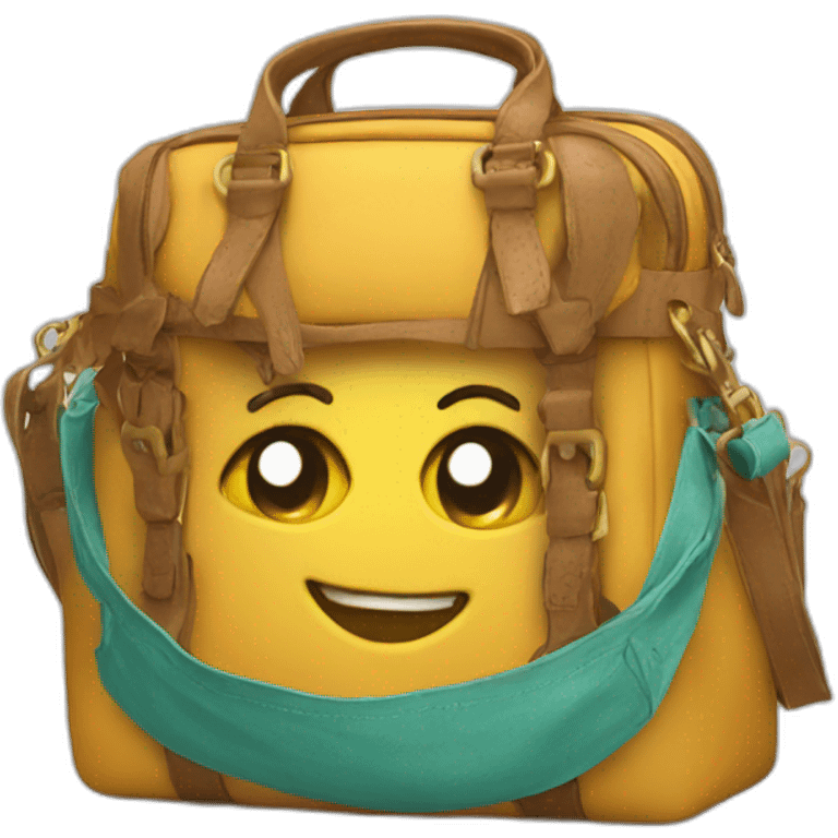 Bolso con logo CH emoji