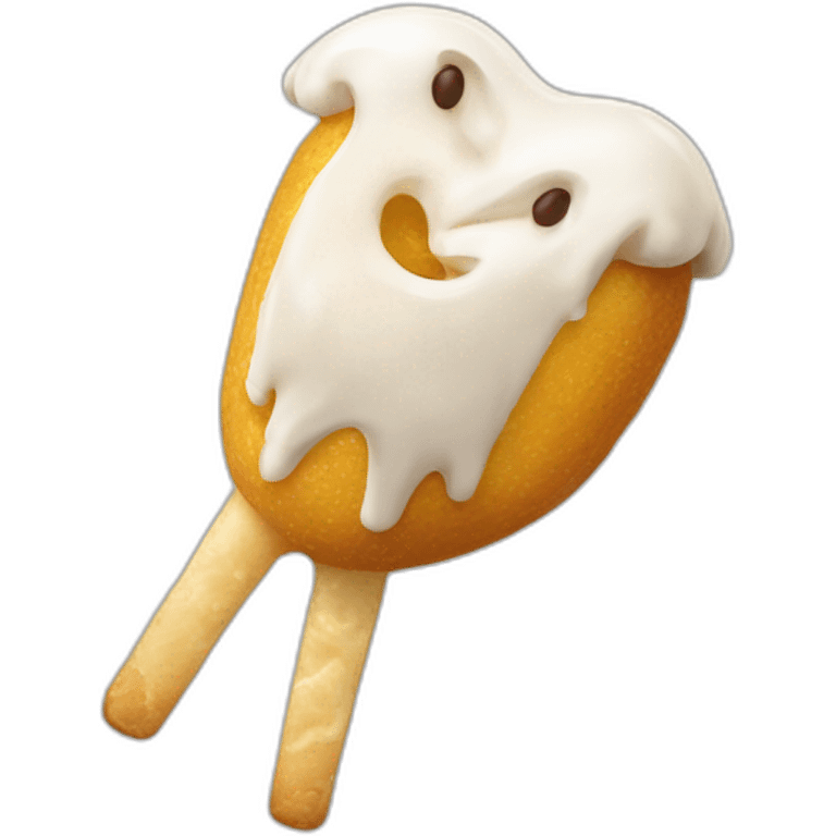 tiplouf qui mange une glace emoji