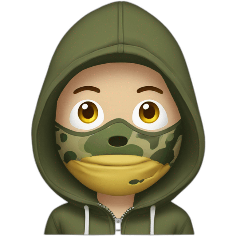 Bape zip-hoodie emoji