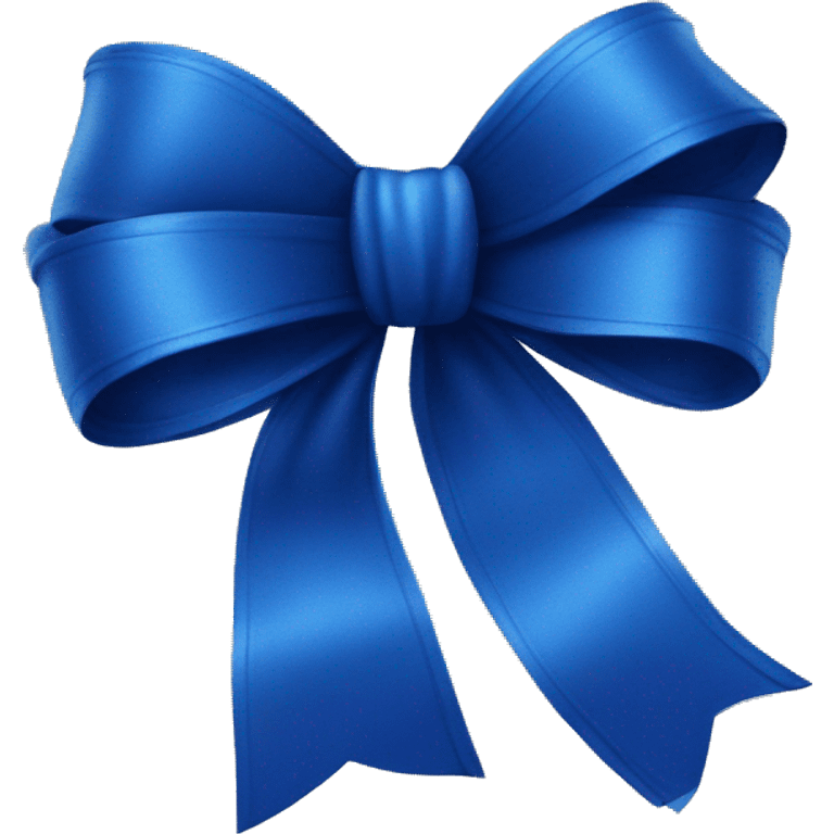 royal blue bow emoji