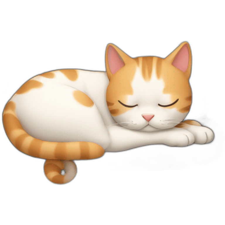 sleeping cat emoji