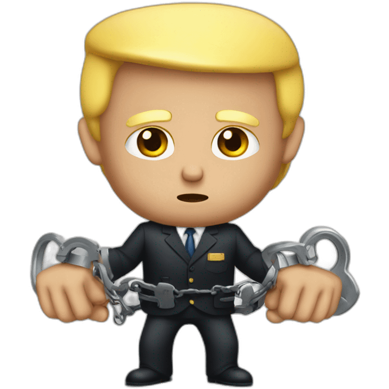 trump-in-handcuffs emoji