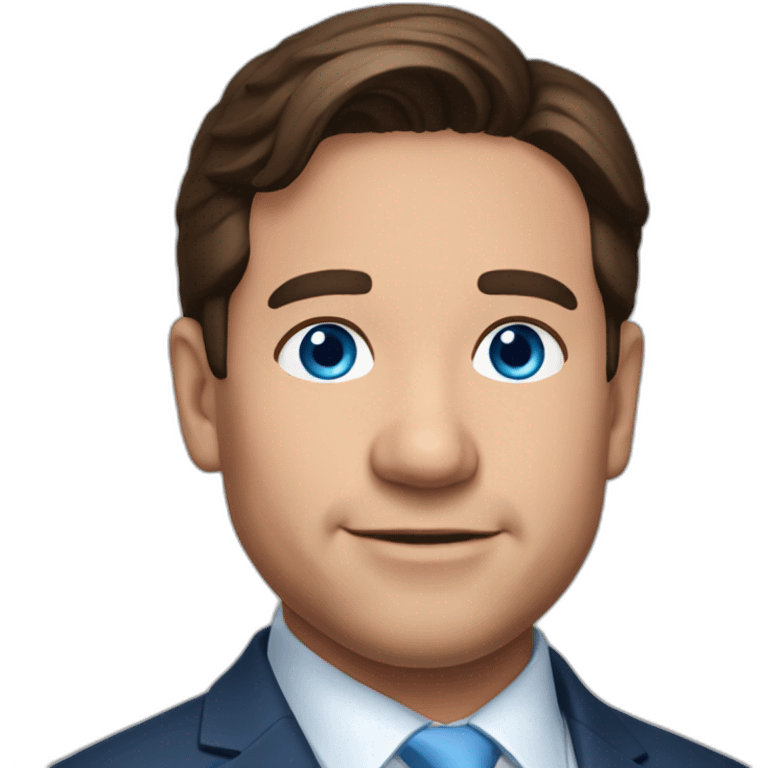 Ron deSantis, blue eyes  emoji