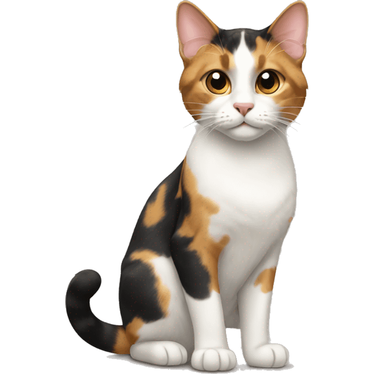 Cambodia calico cat emoji