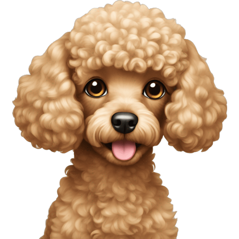 Toy poodle emoji