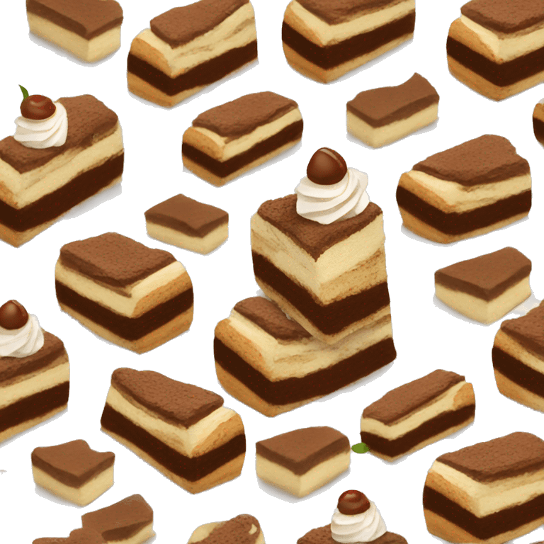 Tiramisu Cake emoji