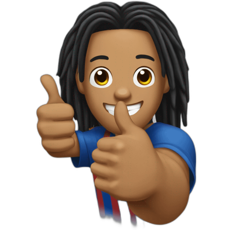 Ronaldinho thumbs up emoji