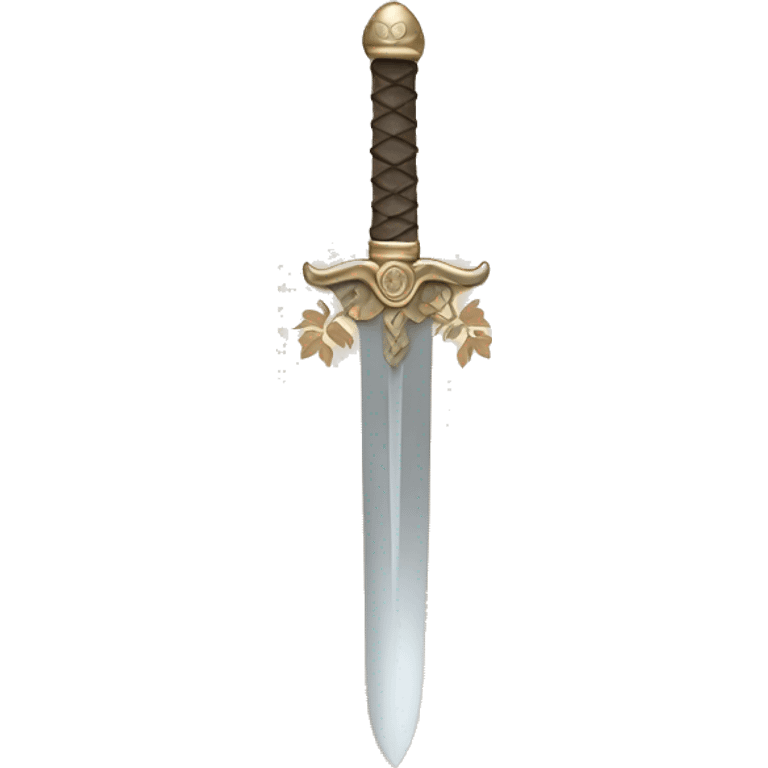 sword with beige florals emoji