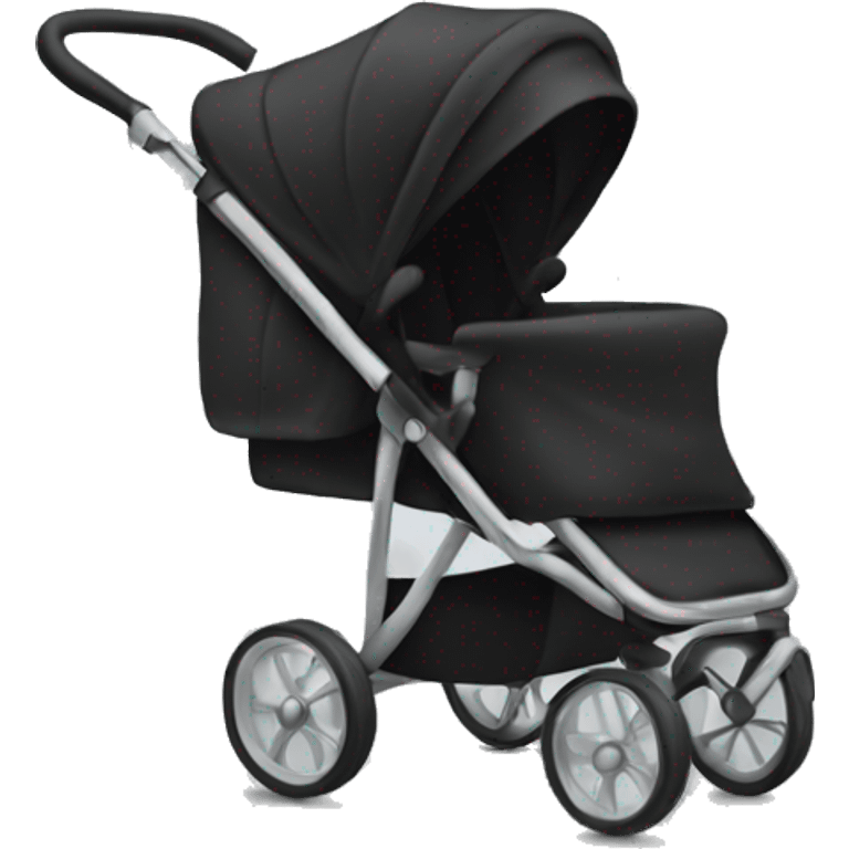 Black stroller  emoji