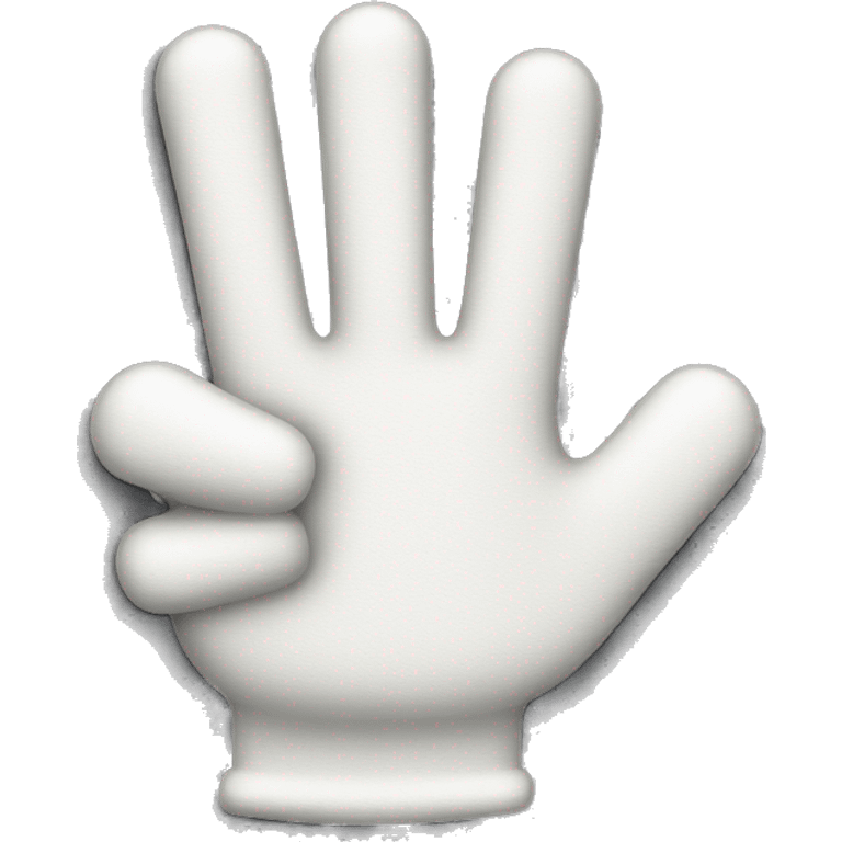 a white glove thumbs up. make it a fancy glove with texture though for its obvious that its a glove emoji