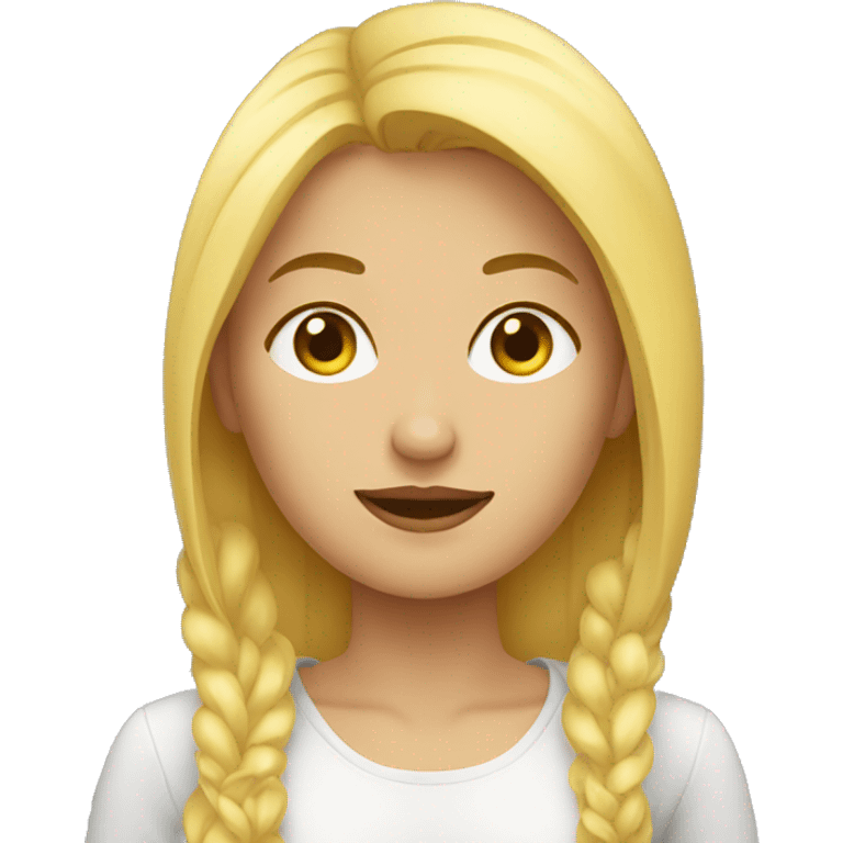 Mujer rubia emoji