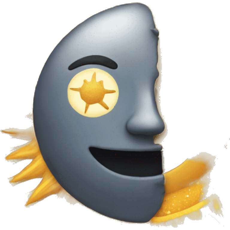 sun and moon emoji