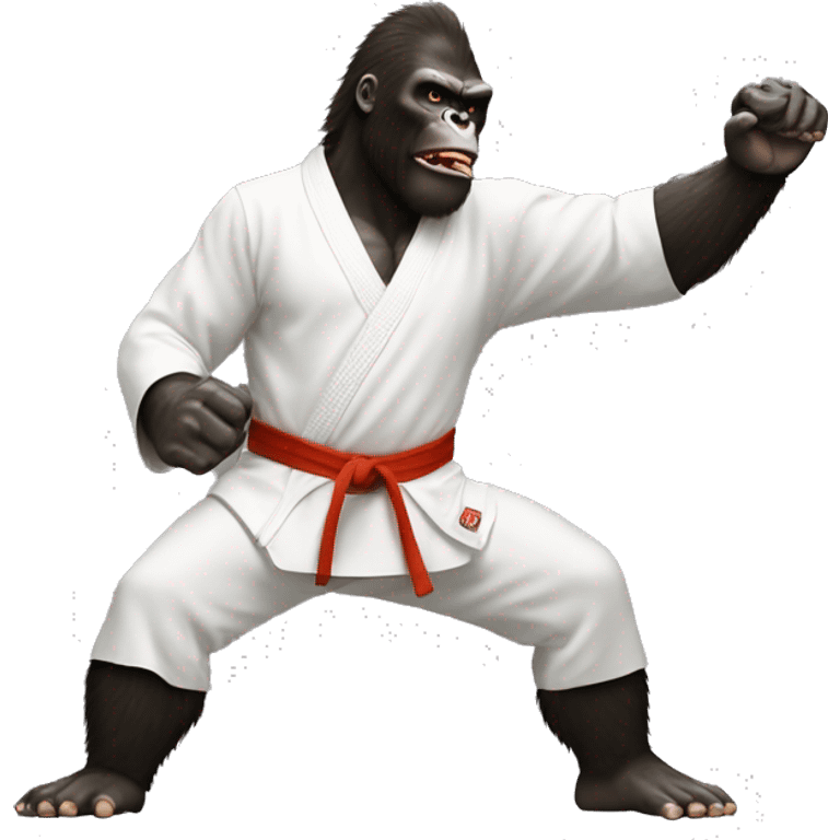 king kong KARATE CHOPPING emoji