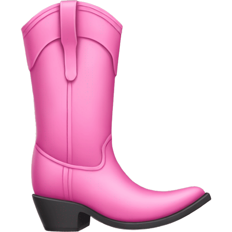 pink western boot emoji