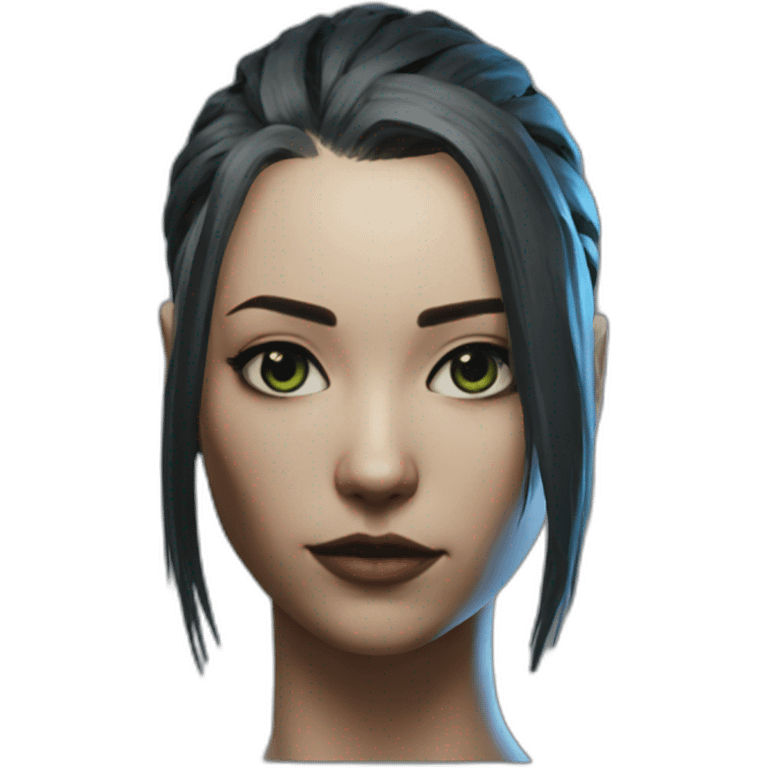 Female V from Cyberpunk 2077 emoji