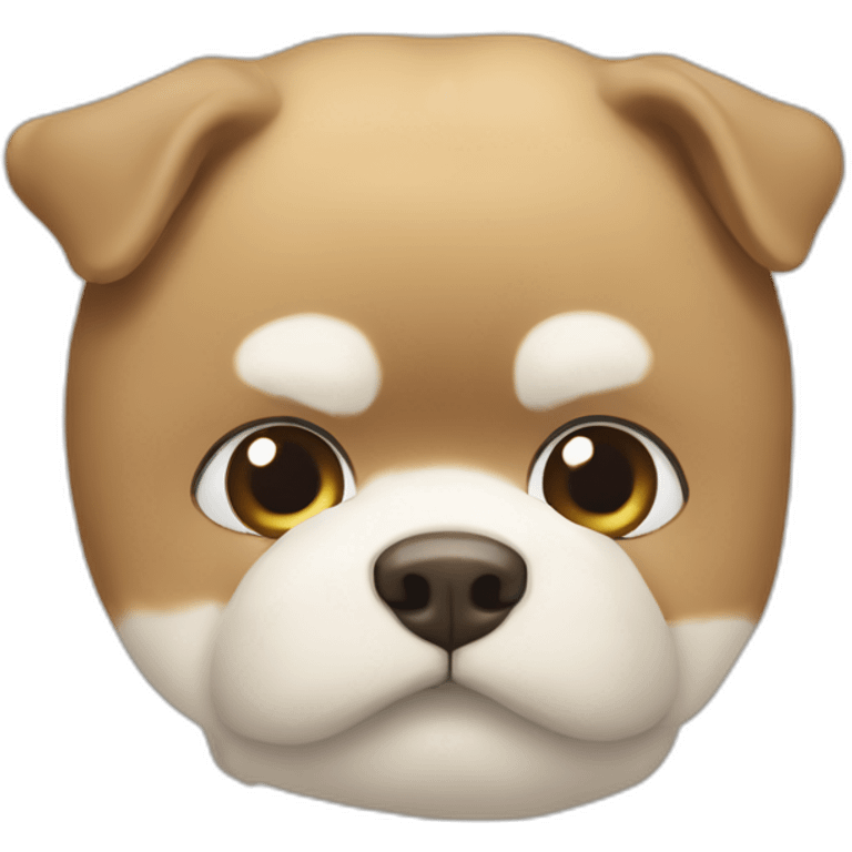 食パンを被った柴犬 emoji