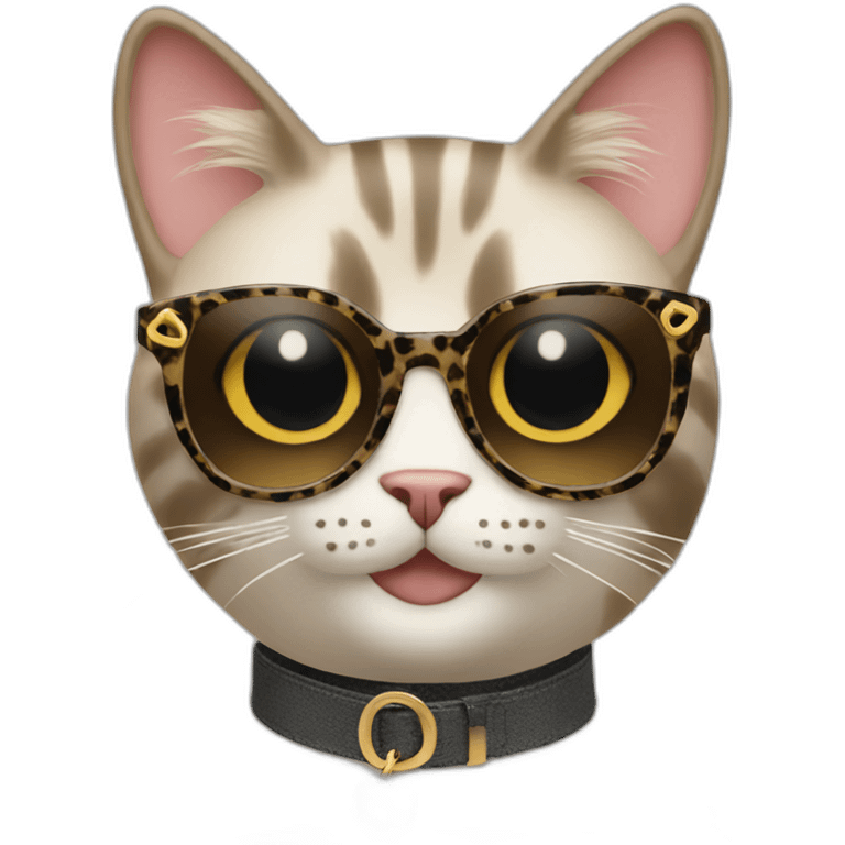 Fendi fashionable cat emoji