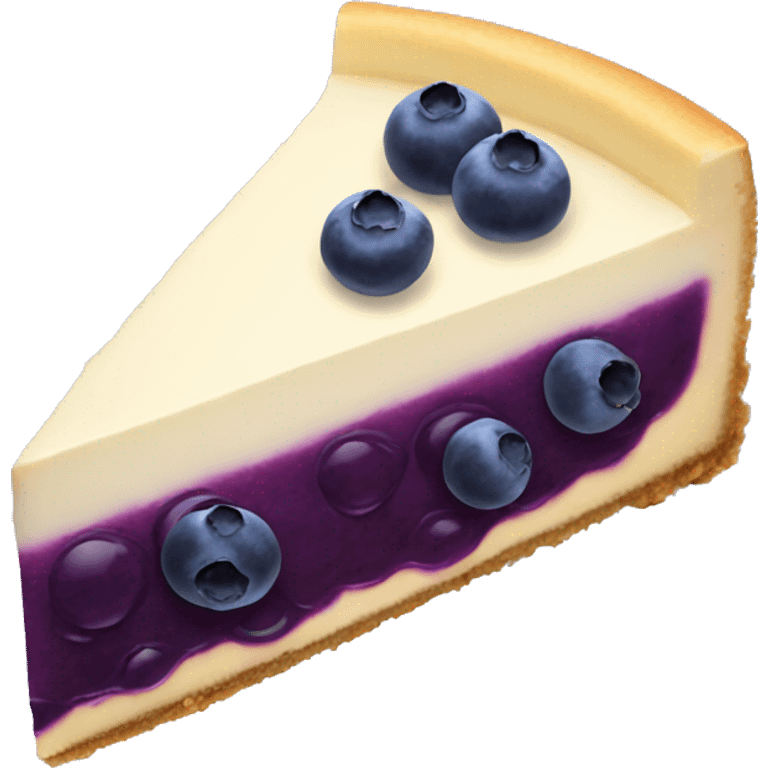 Blueberry Cheesecake  emoji