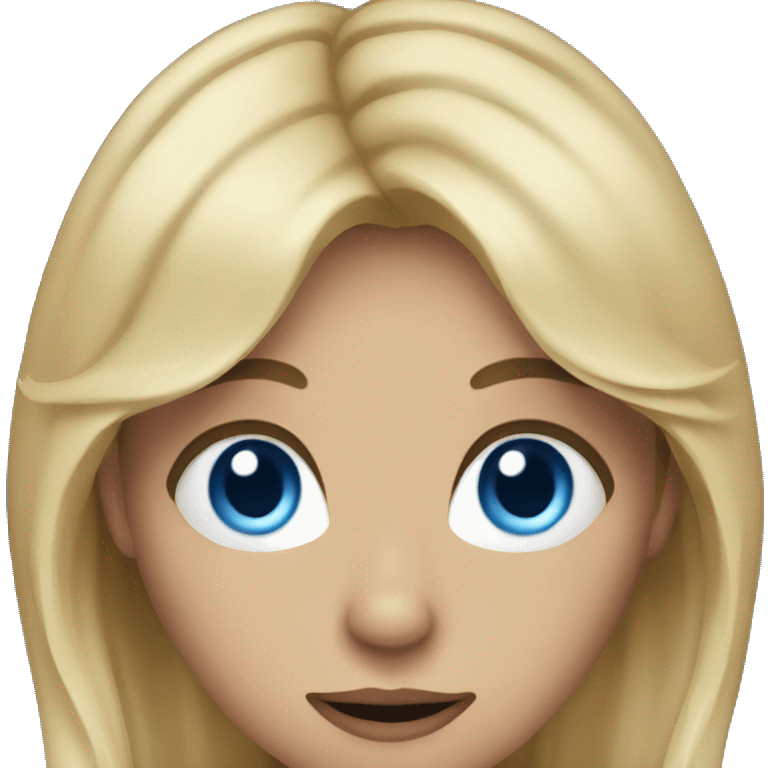 Witch with blond hair and blue eyes emoji